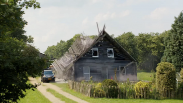 The guys at Postoffice Amsterdam put Fracture FX to destructive use when collapsing houses 